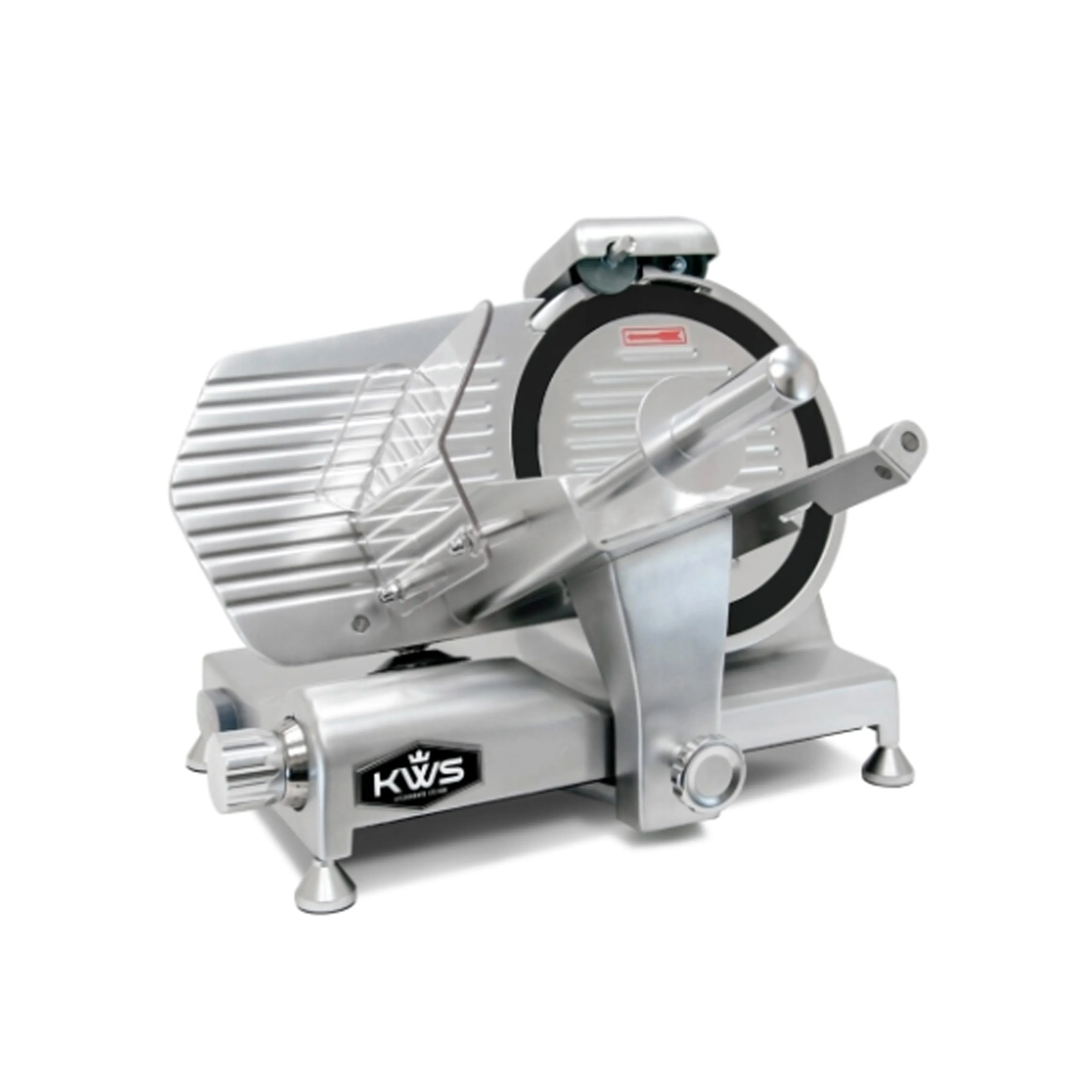 KWS - MS-10DT. Commercial 10 Electric Meat Slicer Aluminum Alloy Base and Teflon Blade