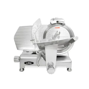 KWS - MS-12ES. Commercial 12 Metal Collection Electric Meat Slicer with Teflon Blade