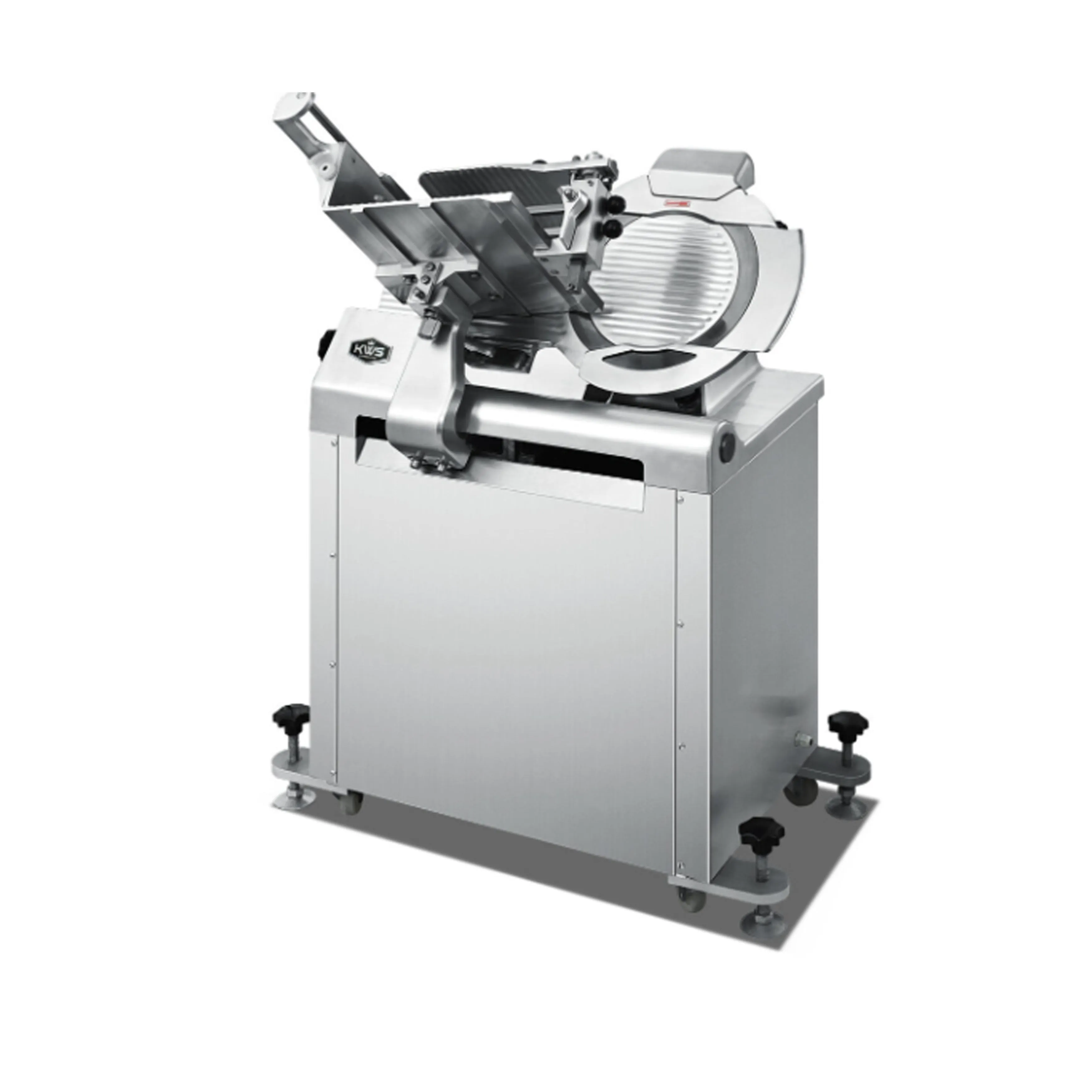 KWS - MS-14A. Commercial 14 Floor Model Automatic Meat Slicer with Stainless Steel Blade