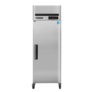 Maxx Cold - MCRT-23FDHC Single Door Reach-In Refrigerator Top Mount. 27. 23 cu. ft. Storage Capacity. Energy Star Rated. in Stainless Steel