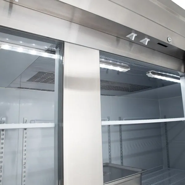 Maxx Cold - MVF-72FDHC V-Series 3 Door Reach-In Freezer. Bottom Mount. in Stainless Steel