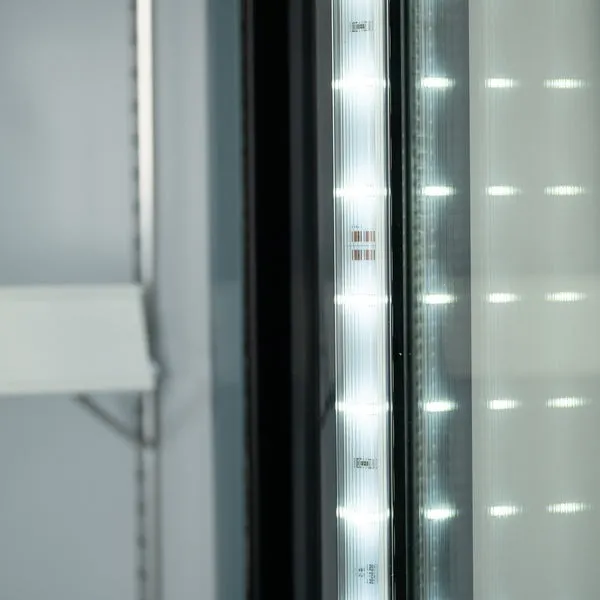 Maxx Cold - MVMR23B V-Series Single Glass Door Merchandiser Refrigerator. in Black