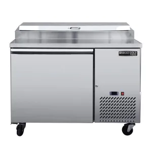 Maxx Cold - MVPP50HC V-Series 1 Door Refrigerated Pizza Prep Table. in Stainless Steel