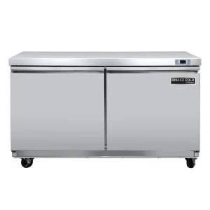Maxx Cold - MVR48UHC V-Series 2 Door Undercounter Refrigerator. in Stainless Steel