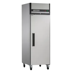 Maxx Cold - MXCF-23FDHCSingle Door Reach-in Freezer. Top Mount. 26.8W. 23 cu. ft. Storage Capacity. Energy Star Rated. in Stainless Steel