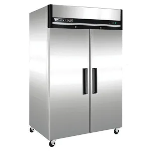 Maxx Cold - MXCF-49FDHC Double Door Reach-In Freezer. Top Mount. 49 cu. ft.. Energy Star. in Stainless Steel