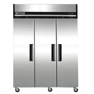 Maxx Cold - MXCF-72FDHC Triple Door Reach-in Freezer. Top Mount. 72 cu. ft. Storage Capacity. in Stainless Steel