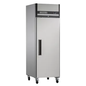 Maxx Cold - MXCR-19FDHC Single Door Reach-In Refrigerator. Top Mount. 25.2W. 19 cu. ft. Storage Capacity. in Stainless Steel