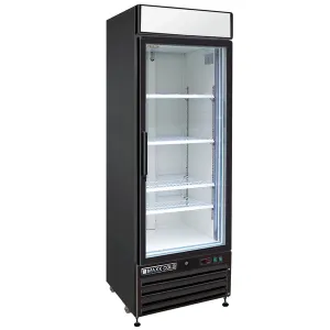 Maxx Cold - MXM1-23FBHC Single Glass Door Merchandiser Freezer. 23 cu. ft. Storage Capacity. in Black