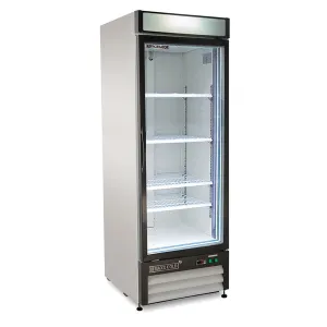 Maxx Cold - MXM1-23FHC Single Glass Door Merchandiser Freezer. 23 cu. ft. Storage Capacity. in White