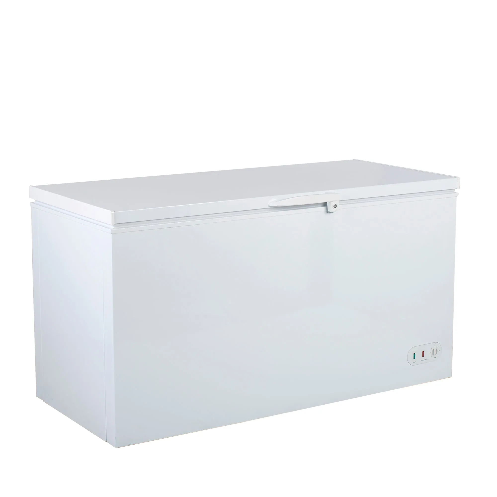 Maxx Cold - MXSH15.9SHC Chest Freezer with Solid Top. 60.2W. 15.9 cu. ft. Storage Capacity. Locking Lid. Garage Ready. in White