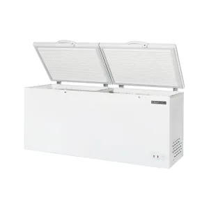 Maxx Cold - MXSH30.0SHC Extra Large Chest Freezer with Split Top. 76W. 30 cu ft. Storage Capacity. Locking Lids. Garage Ready. in White
