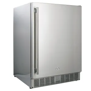 Maxx Ice - MCR5U-O. Maxx Ice Compact Outdoor Refrigerator. 23.6W. 5.2 cu. ft. Capacity. in Stainless Steel