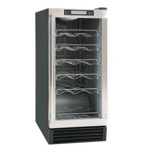Maxx Ice - MCWC28. Maxx Ice Indoor Wine Cooler with Glass Door. 3 cu. ft. Capacity. in Stainless Steel