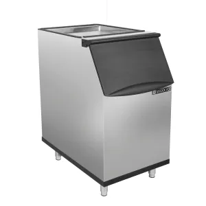 Maxx Ice - MIB310N. Maxx Ice Storage Bin. 22W. 310 lbs Storage Capacity. in Stainless Steel with Black Trim