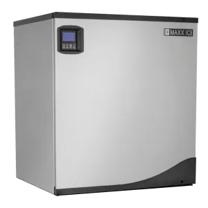 Maxx Ice - MIM1000NH. Maxx Ice Intelligent Series Modular Ice Machine. 30W. 1000 lbs. Half Dice Ice Cubes. in Stainless Steel