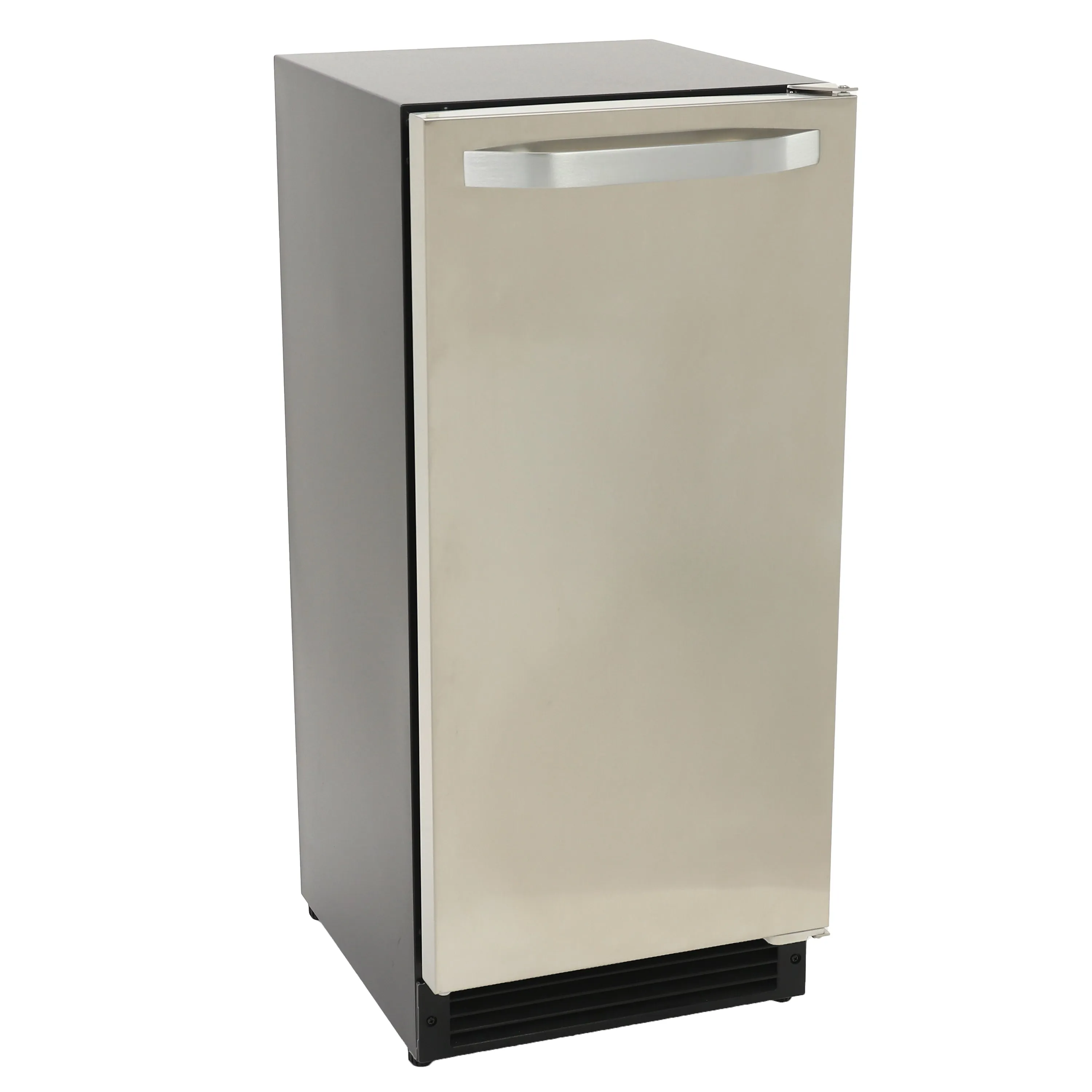 Maxx Ice - MIM25C. Maxx Ice Shallow Depth Indoor Built-In Undercounter Ice Maker. 15. 25 lbs. Crescent Ice Cubes. 22 lb Ice Storage Bin. in Stainless Steel