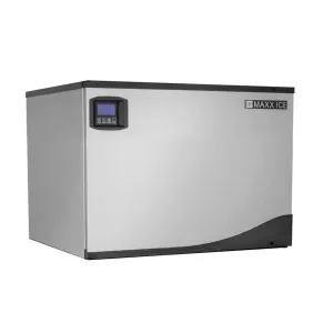 Maxx Ice - MIM370NH. Maxx Ice Intelligent Series Modular Ice Machine. 30W. 361 lbs. Half Dice Ice Cubes. Energy Star Listed. in Stainless Steel