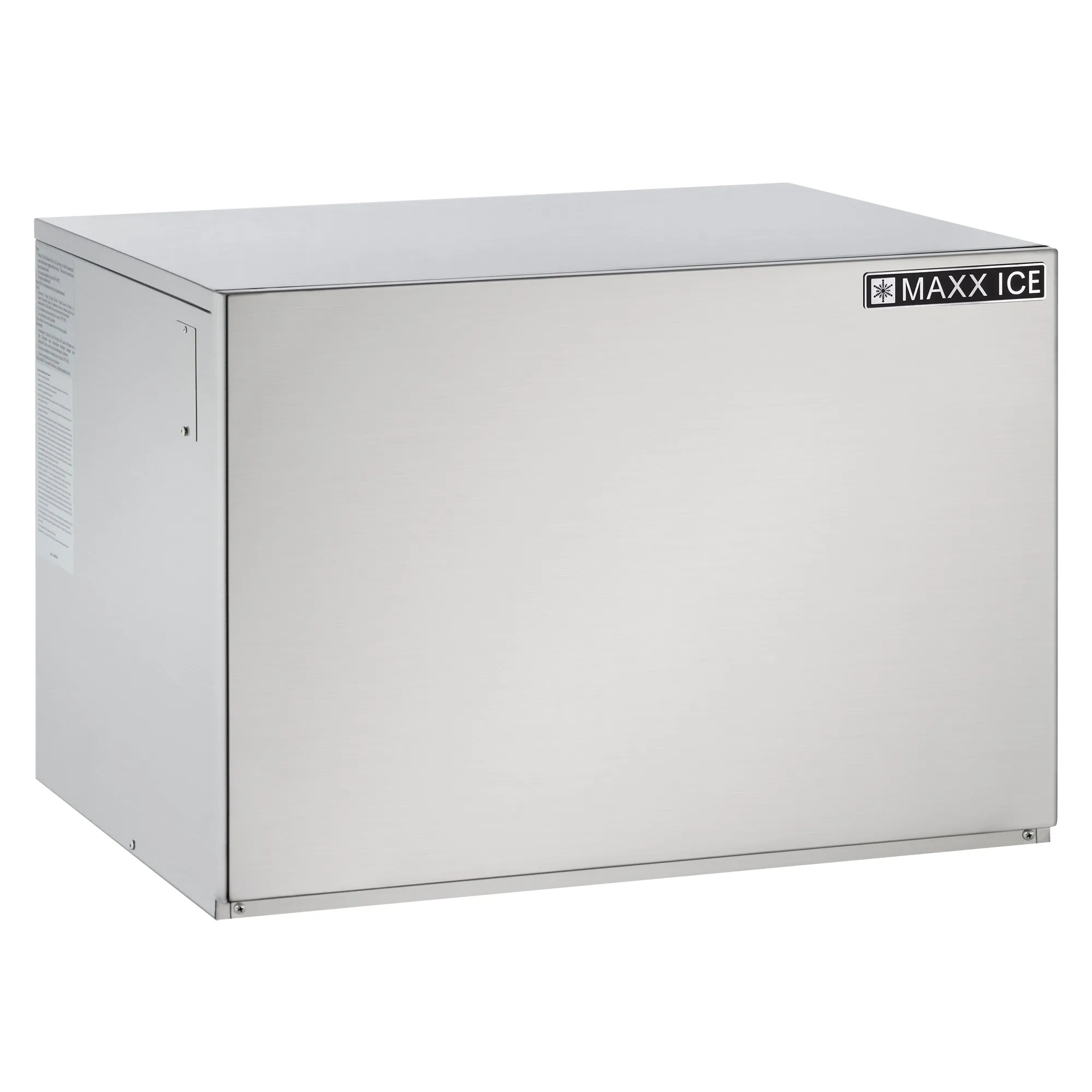 Maxx Ice - MIM452. Maxx Ice Modular Ice Machine. 30W. 460 lbs. Full Dice Ice Cubes. Energy Star listed. in Stainless Steel