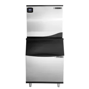 Maxx Ice - MIM500N-B470. Maxx Ice Intelligent Series Modular Ice Machine. 30W. 521 lbs. and Storage Bin. 30W. 470 lbs. in Stainless Steel
