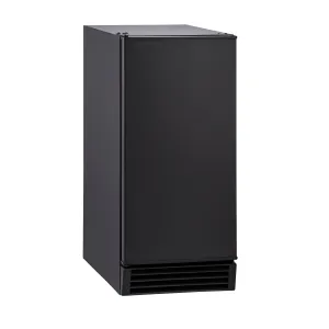 Maxx Ice - MIM50V. Maxx Ice Self-Contained Indoor Ice Machine. 15W. 50 lbs. Full Dice Ice Cubes. Energy Star Listed. in Black