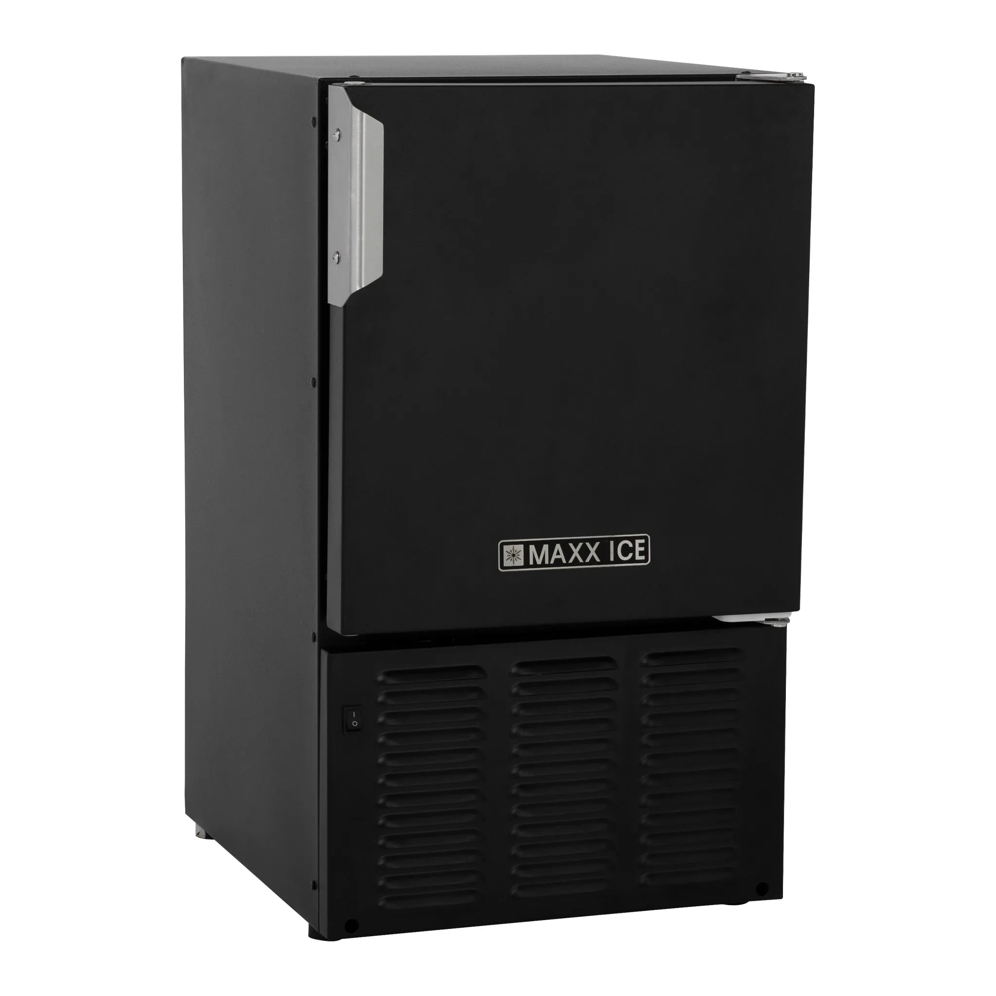 Maxx Ice - MMAR25B. Maxx Ice Compact Marine Ice Machine/Boat and RV Ice Maker. 25 lbs. Long Crescent Cubes. in Black