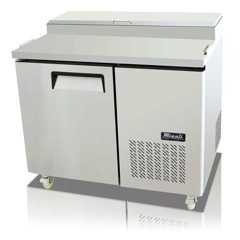 Migali - C-PP44-HC. Commercial 44 6 Pan Pizza Prep Table Refrigerator 14 cu. ft.