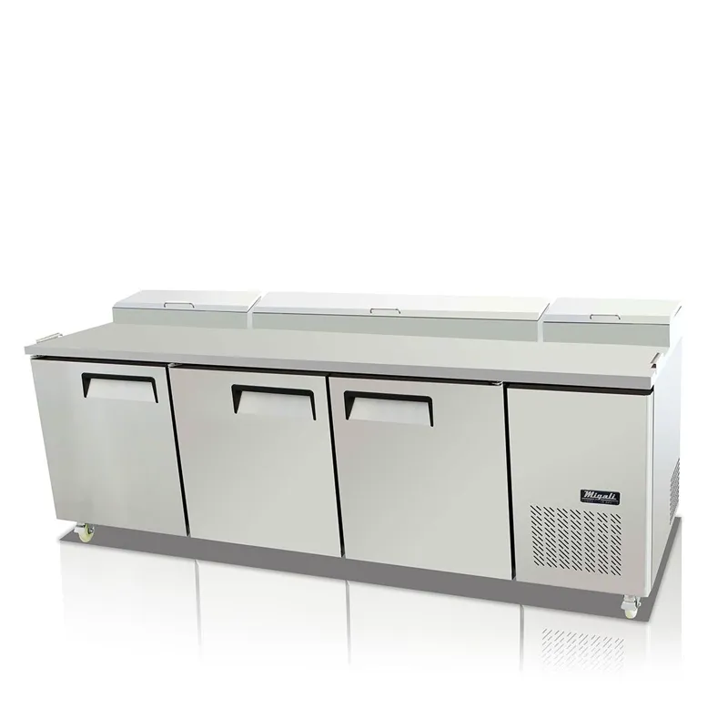 Migali - C-PP93-HC. Commercial 93 12 Pan Pizza Prep Table Refrigerator 26 cu. ft.