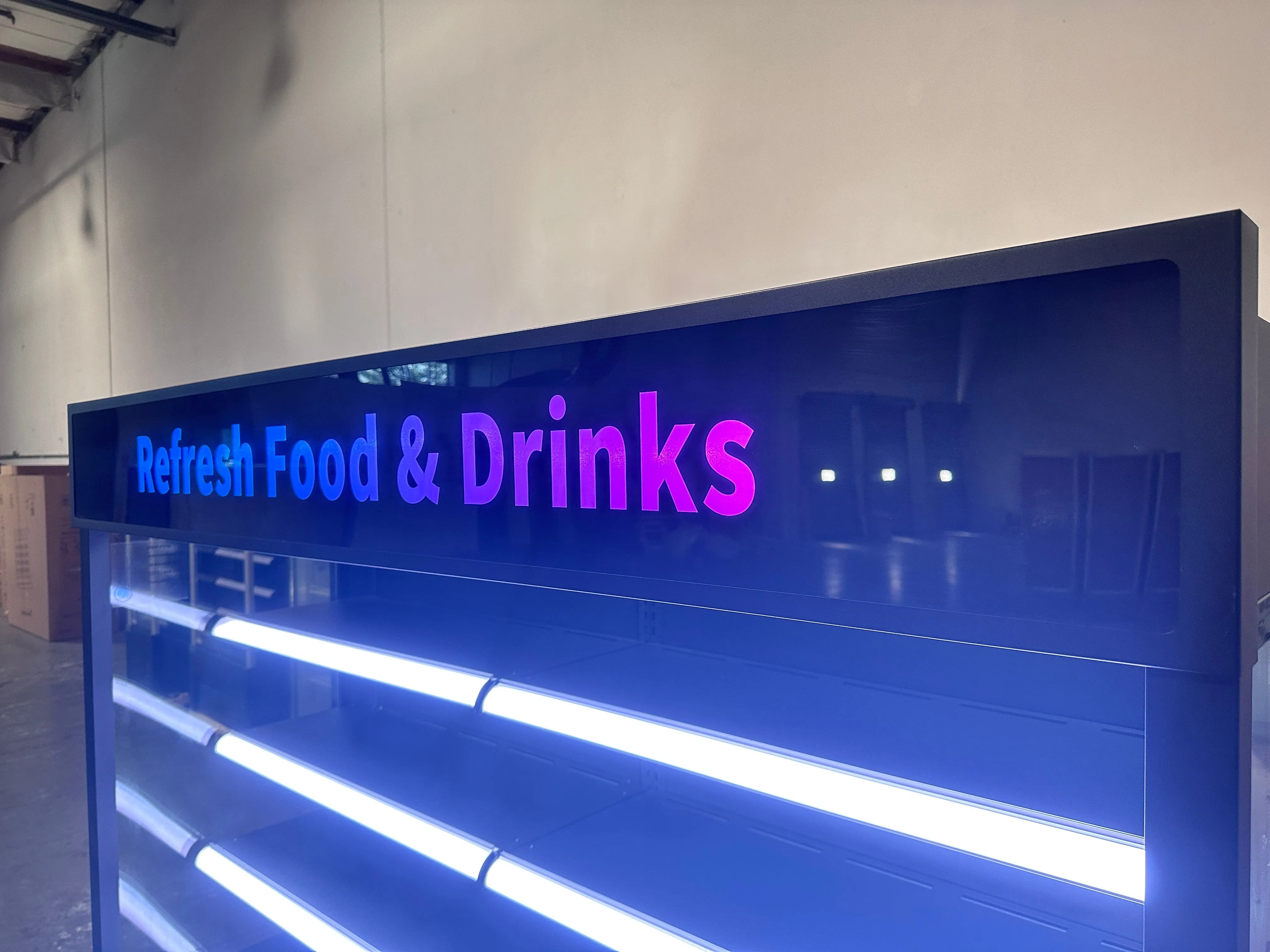 OFC 78'' Open Air Merchandiser Grab and Go Merchandiser Refrigerator Display Cooler