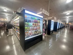 OFC 78'' Open Air Merchandiser Grab and Go Merchandiser Refrigerator Display Cooler