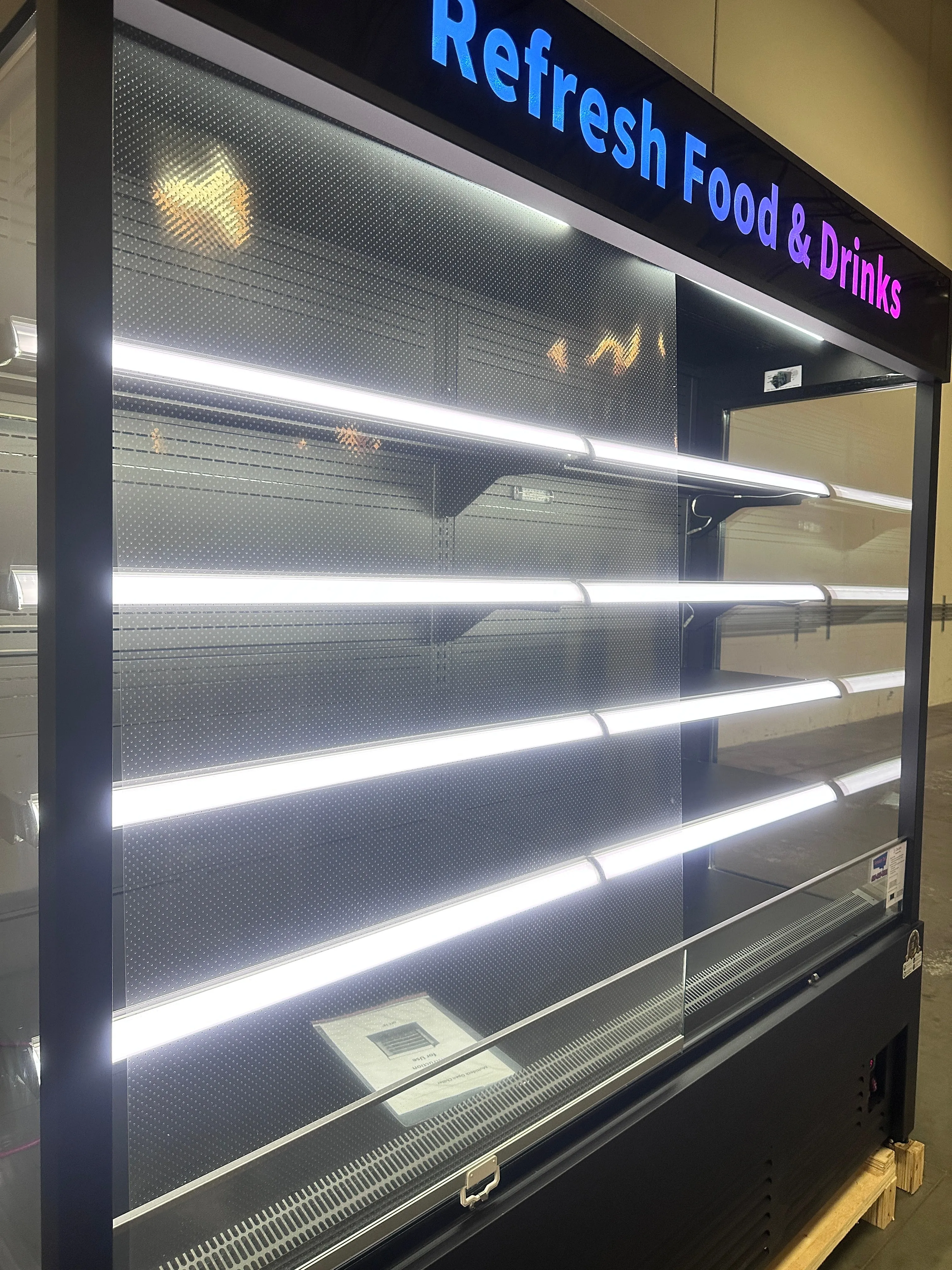OFC 78'' Open Air Merchandiser Grab and Go Merchandiser Refrigerator Display Cooler