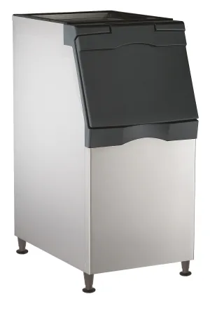 Scotsman B322S Ice Storage Bin. 22 Width. Metallic Exterior - 370 lb. Storage