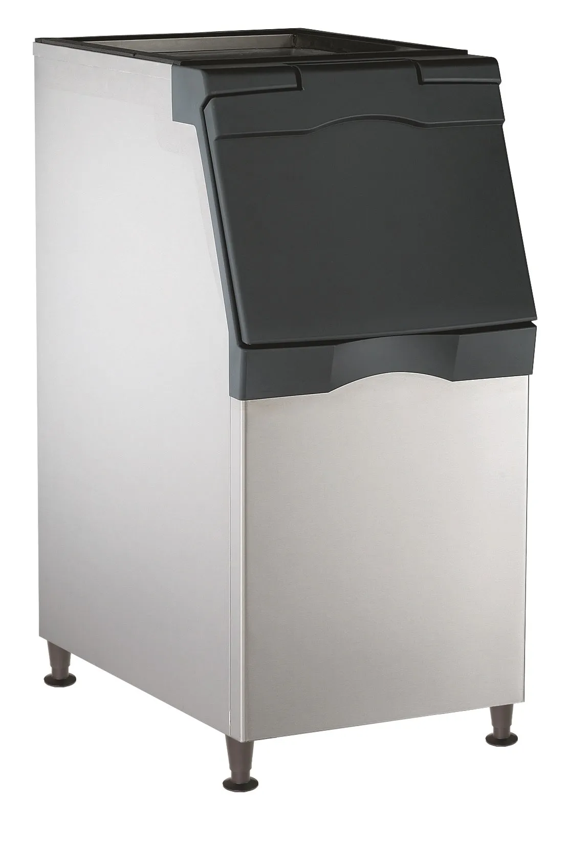 Scotsman B322S Ice Storage Bin. 22 Width. Metallic Exterior - 370 lb. Storage