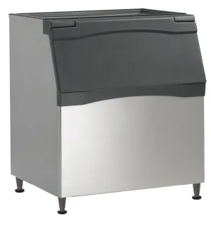 Scotsman B842S Ice Storage Bin. 42 Width. Metallic Exterior - 778 lb. Storage
