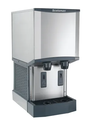 Scotsman HID312A-1 Meridian Touch-Free Countertop Nugget Ice & Water Dispenser. Air Cooled - Up to 260 lb. Production. 12 lb. Storage