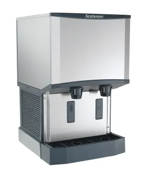 Scotsman HID525W-1 Meridian Touch-Free Countertop Nugget Ice & Water Dispenser. Water Cooled - Up to 500 lb. Production. 25 lb. Storage