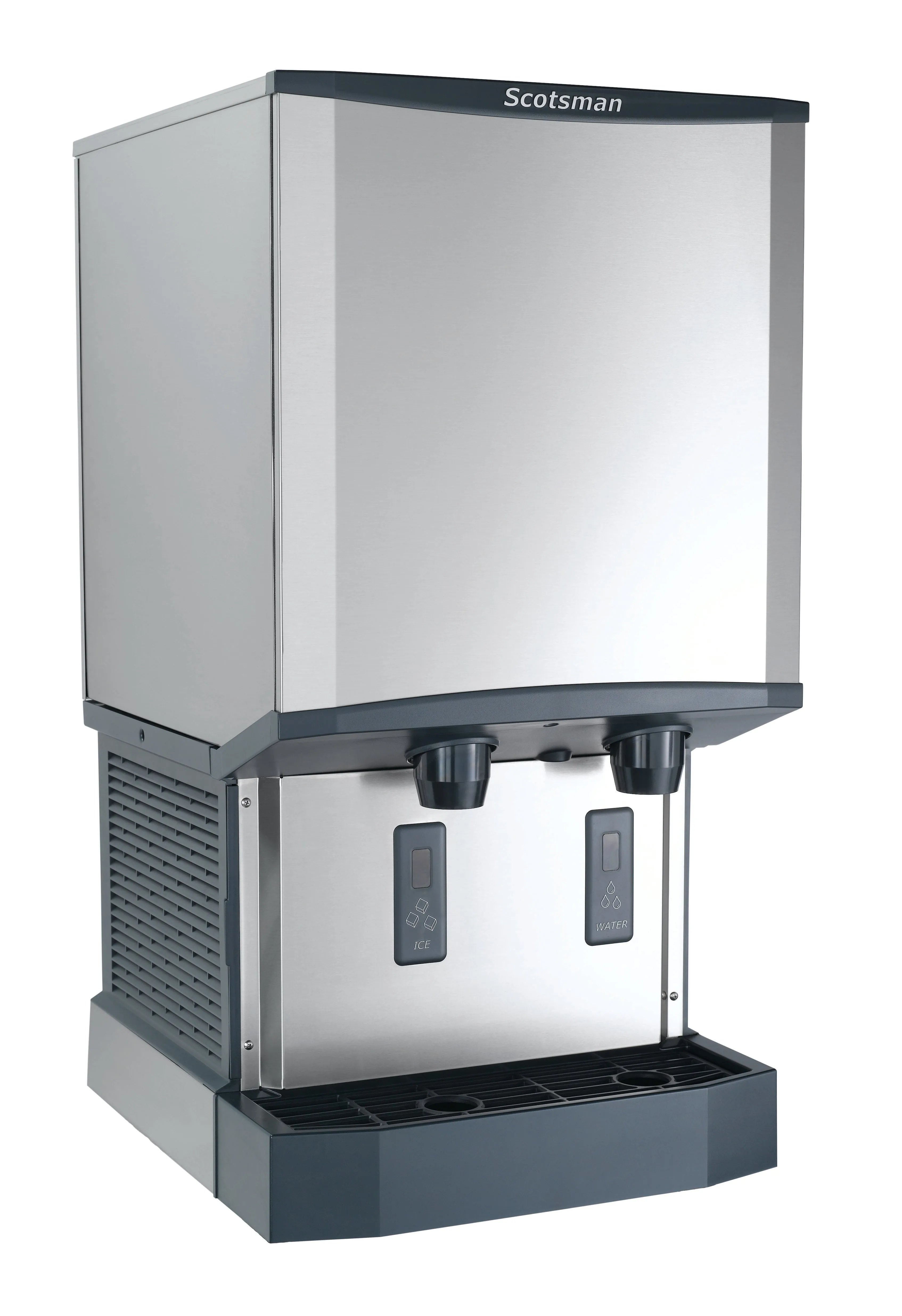 Scotsman HID540A-1 Meridian Touch-Free Countertop Nugget Ice & Water Dispenser. Air Cooled - Up to 500 lb. Production. 40 lb. Storage