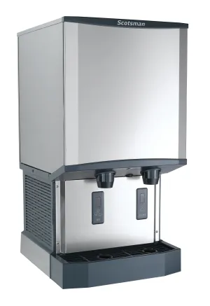 Scotsman HID540A-1 Meridian Touch-Free Countertop Nugget Ice & Water Dispenser. Air Cooled - Up to 500 lb. Production. 40 lb. Storage