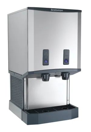 Scotsman HID540AB-1 Meridian Push-Button Countertop Nugget Ice & Water Dispenser. Air Cooled - Up to 500 lb. Production. 40 lb. Storage
