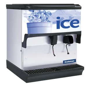 Scotsman IOD200-1 Ice Dispenser With Water Filler. 30 Width - 200 lb. Storage