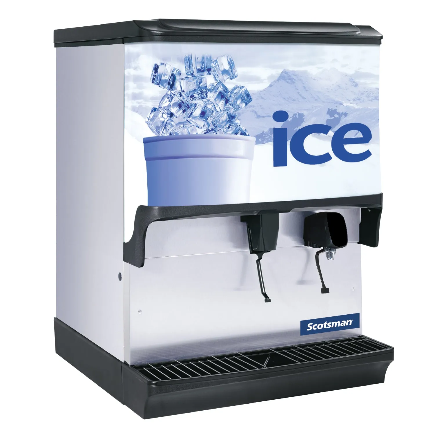 Scotsman IOD250-1 Ice Dispenser With Water Filler. 30 Width - 250 lb. Storage