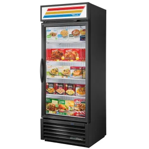 True GDM-26F-HST-HC~TSL01 30 One Section Display Freezer w/ Swing Door - Bottom Mount Compressor. Black. 115v