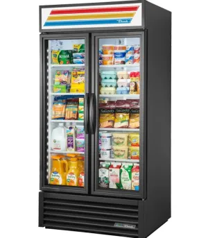 True GDM-35-HC~TSL01 40 Two Section Glass Door Merchandiser. (2) Left/Right Hinge Doors. 115V