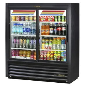 True GDM-41SL-54-HC-LD 47 Two Section Glass Door Merchandiser. (2) Sliding Doors. 115v
