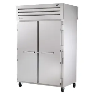 True STA2F-2S-HC 52 Two Section Reach In Freezer. (2) Solid Door. 115v