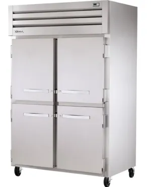 True STA2F-4HS-HC. Commercial 52 5/8 Reach-In Freezer. (4) Solid Doors 2 Section