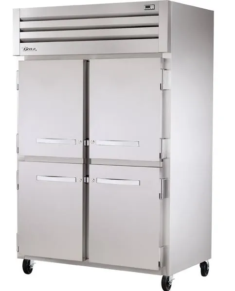 True STA2F-4HS-HC. Commercial 52 5/8 Reach-In Freezer. (4) Solid Doors 2 Section