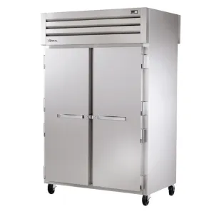 True STA2RPT-2S-2S-HC 52 3/5 Two Section Pass Thru Refrigerator. (2) Left/Right Hinge Solid Doors. 115v