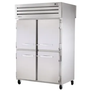 True STG2R-4HS-HC 52 3/5 Two Section Reach In Refrigerator. (4) Left/Right Hinge Solid Doors. 115v