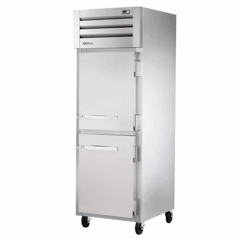 True STR1R-2HS-HC 27 1/2 One Section Reach In Refrigerator. (2) Right Hinge Solid Doors. 115v